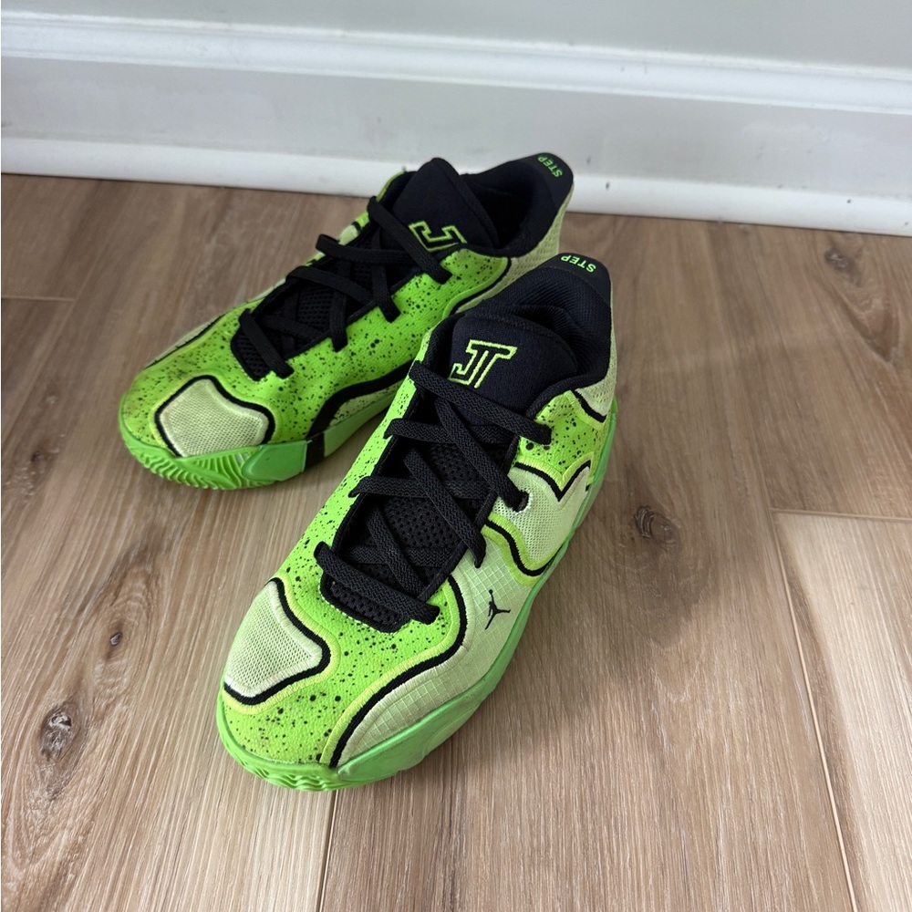 Tatum Sneakers in Neon Green and Black